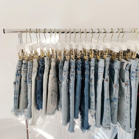 Levi's Denim - VINTAGE LEVI'S HIGH WAISTED DENIM SHORTS US 00/24